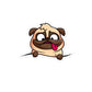 Pegatinas 'pug-lover'