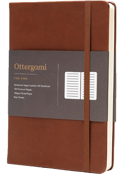 Ottergami Bullet Journal Pointillé A5, 192 Pages, Moucheté - Carnet de  Notes A5, 15 x 21 cm, Papier 150g-m² Contre les Bavures,76