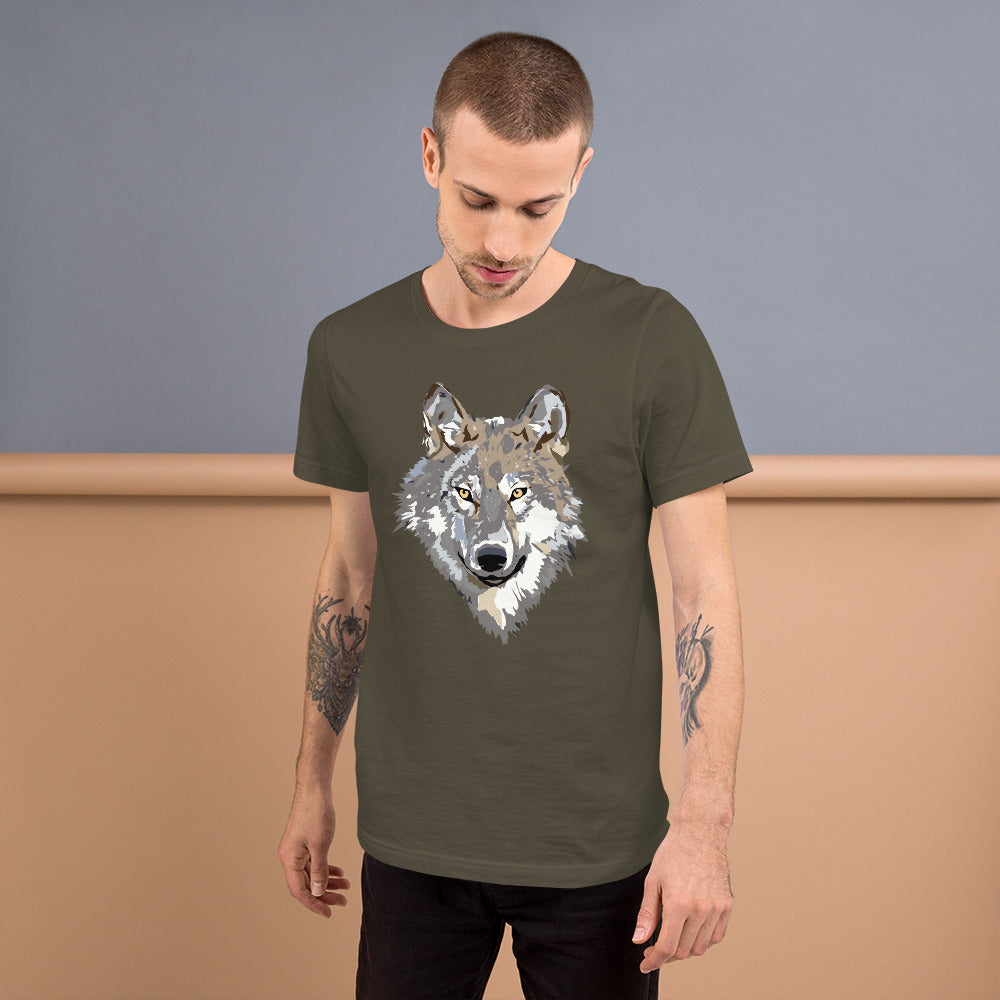 Lobo - Camiseta de manga corta unisex